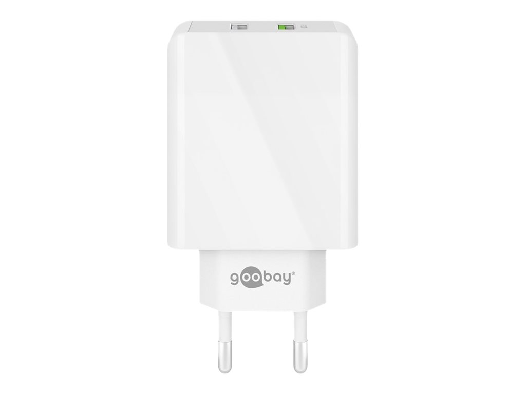 Goobay - Netzteil - 28 Watt - 2 A - QC 3.0 - 2 Ausgabeanschlussstellen (USB), Ansicht 4