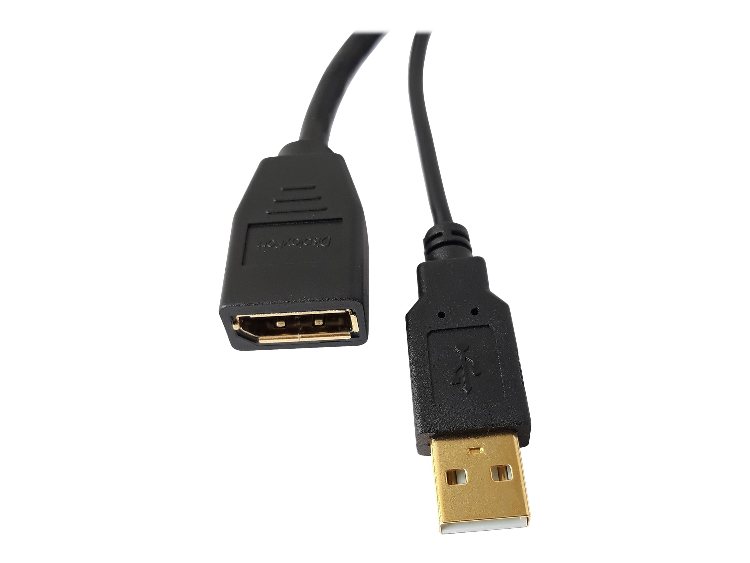 IC Intracom Videokabel - HDMI, USB (nur Strom) männlich zu DisplayPort weiblich, Ansicht 3