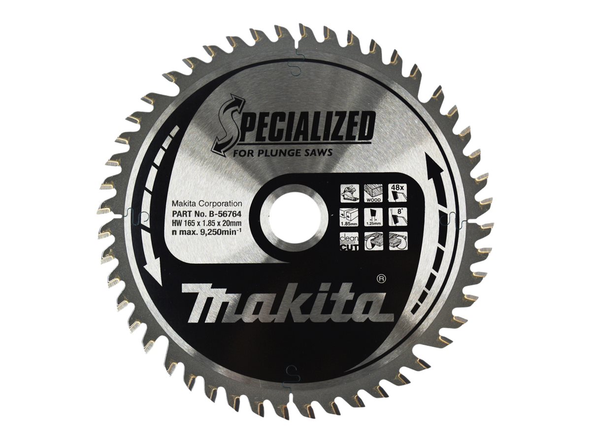 Makita Specialized - Kreissägeblatt - für Holz - 165 mm von LumaTech