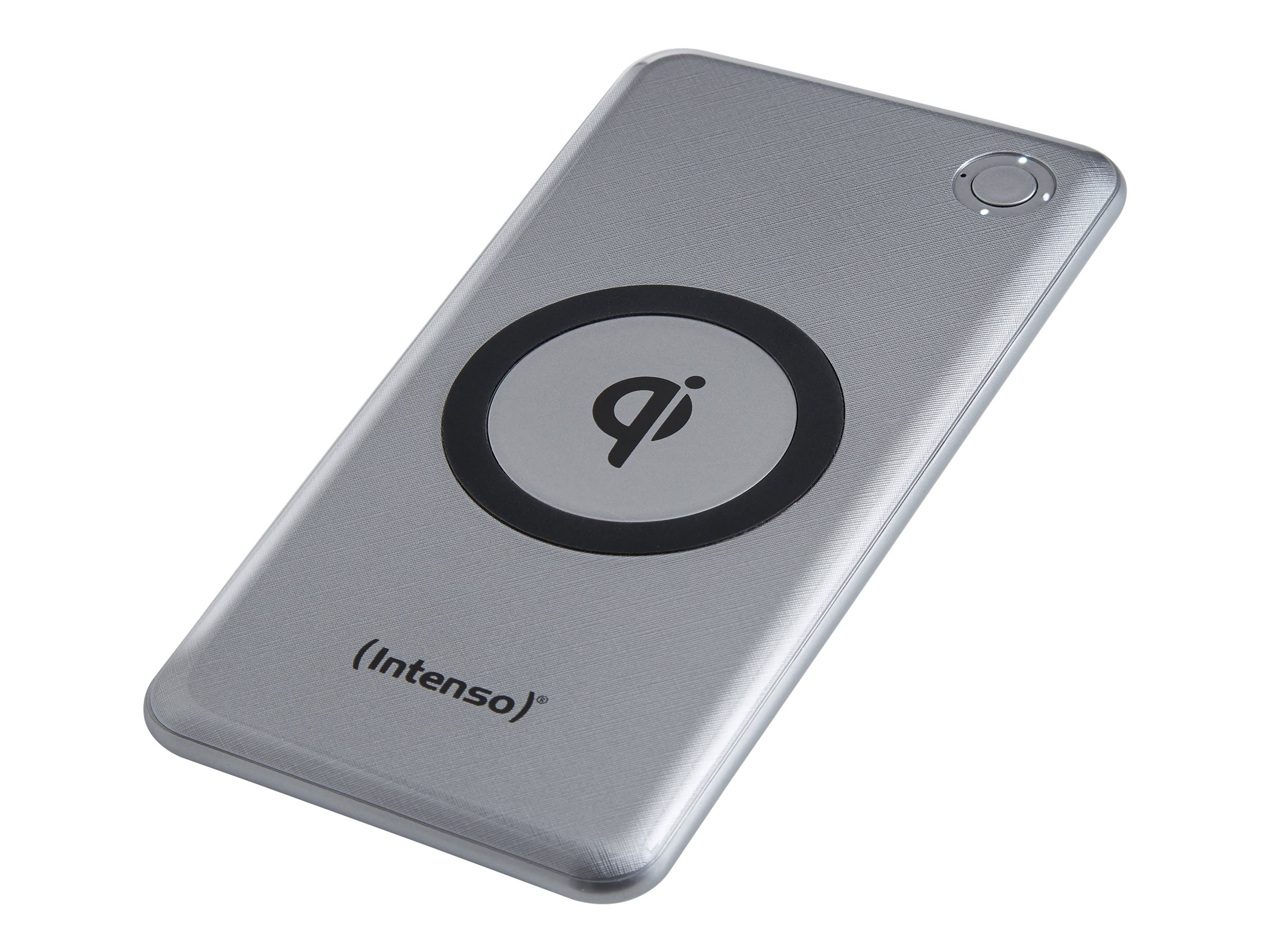 Intenso WPD10000 - Induktive Power Bank - Li-Pol - 10000 mAh - 3 A - QC 3.0 - 3 Ausgabeanschlussstellen (2 x USB, 24 pin