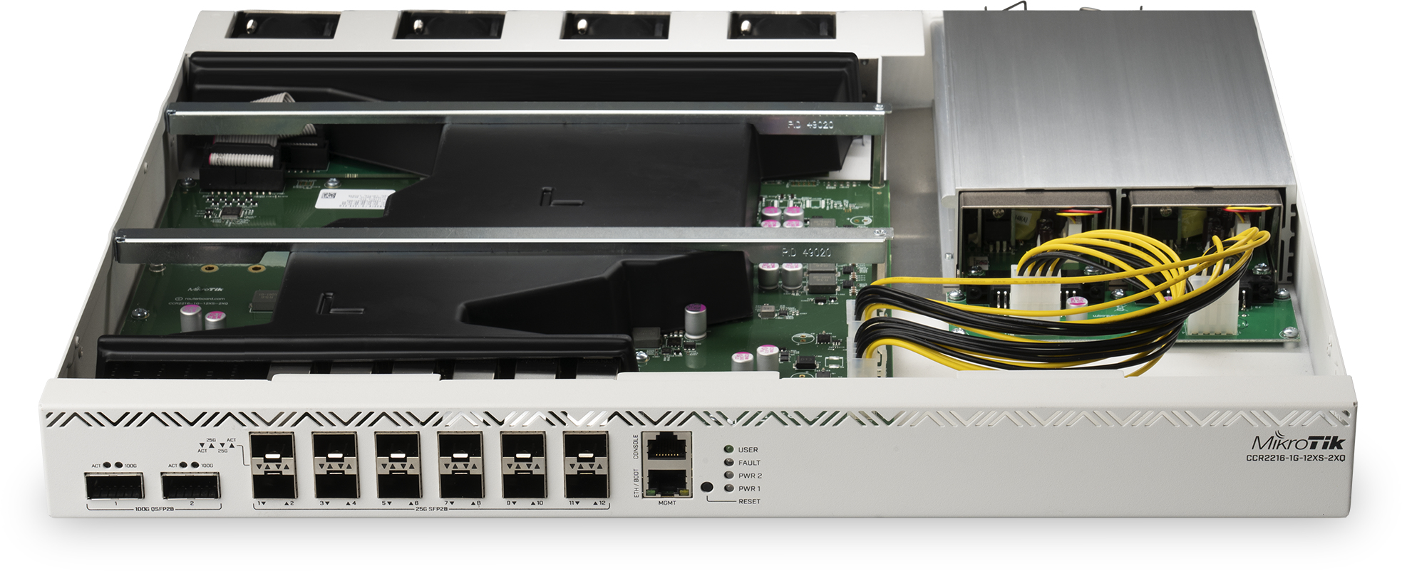 MikroTik Cloud Core Router CCR2216-1G-12XS-2XQ, Ansicht 4