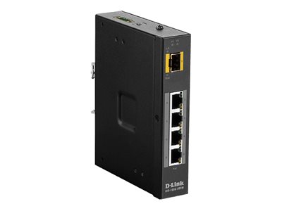 D-Link DIS 100G-5PSW - Switch - unmanaged - 4 x 10/100/1000 (PoE+)
