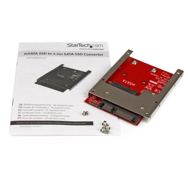 StarTech.com mSATA SSD auf 2,5 Zoll SATA Adapter / Konverter, Ansicht 2