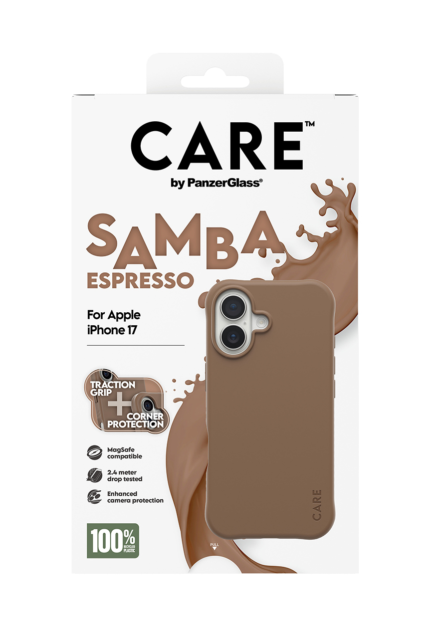 PanzerGlass CARE by Fashionable Case Samba Espresso w. MagSafe iPhone, Ansicht 4