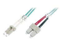 DIGITUS LWL Multimode Patchkabel, OM4, LC / SC