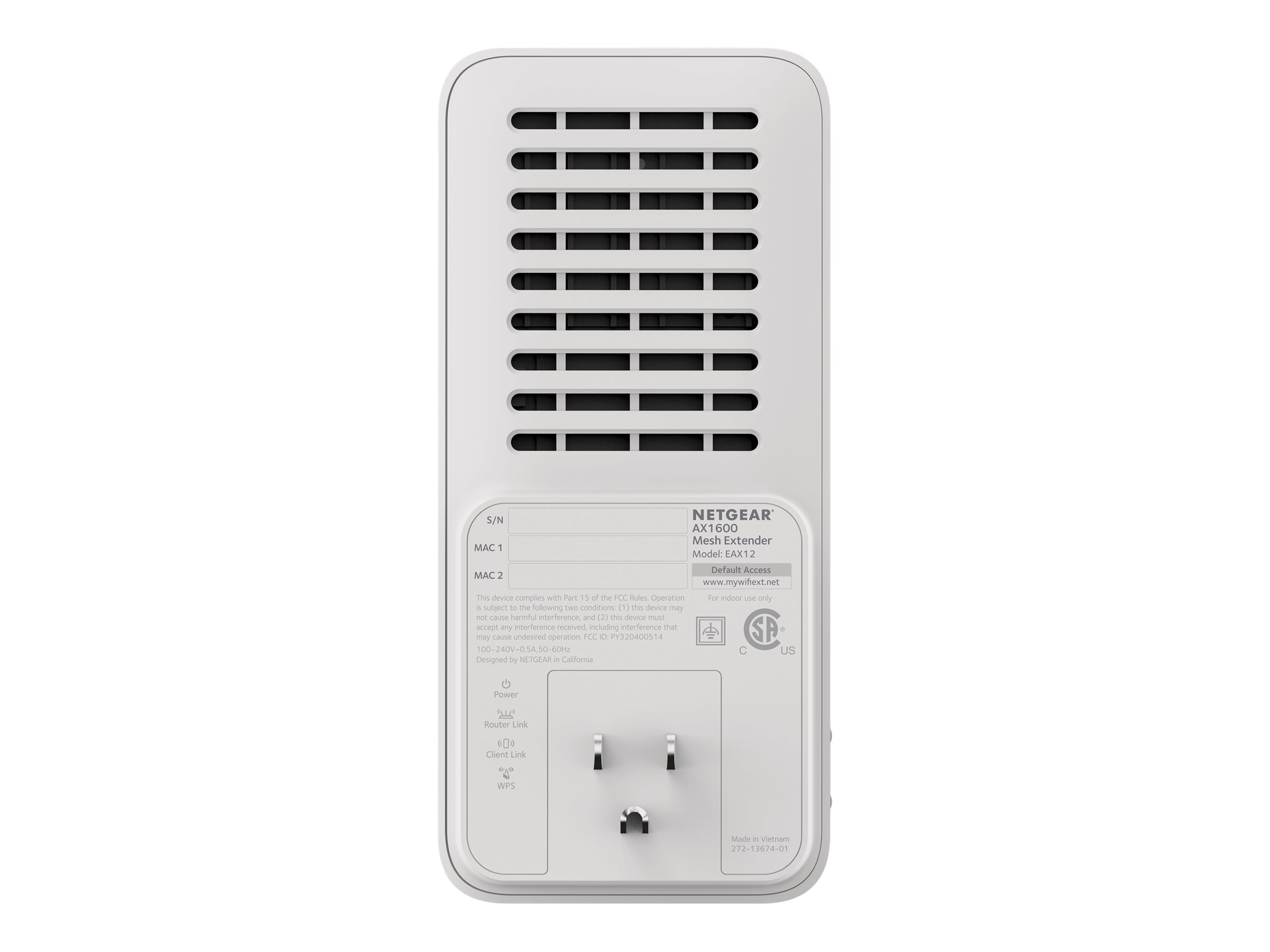 Netgear EAX12 - WLAN-System - (Extender) - Netz