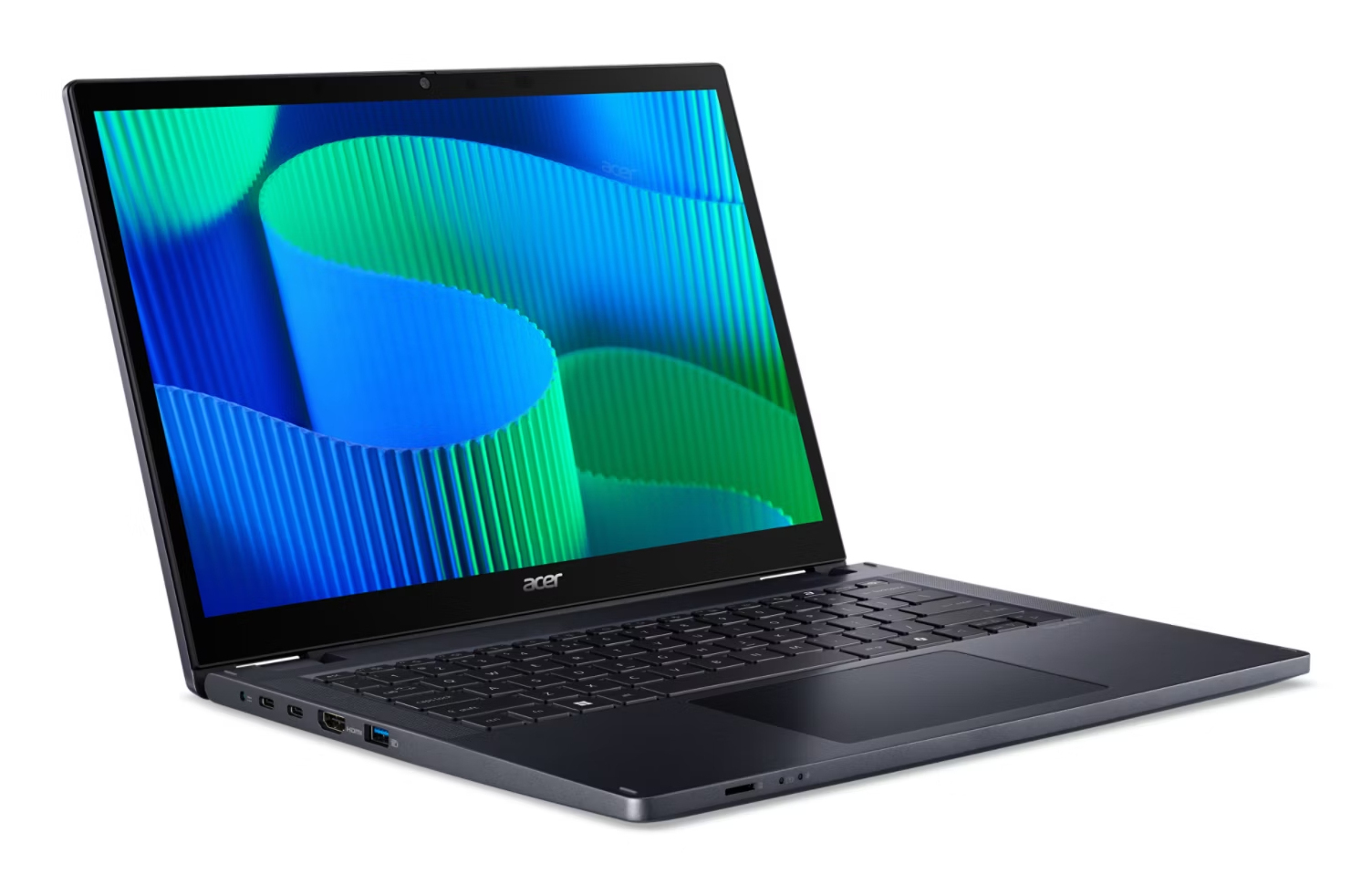 Acer TravelMate P4 Spin 14 TMP414RN-54 - Intel Core Ultra 7 155U - 16 GB RAM - 512 GB SSD - 14 - TL: Deutsch, QWERTZ, Ansicht 4