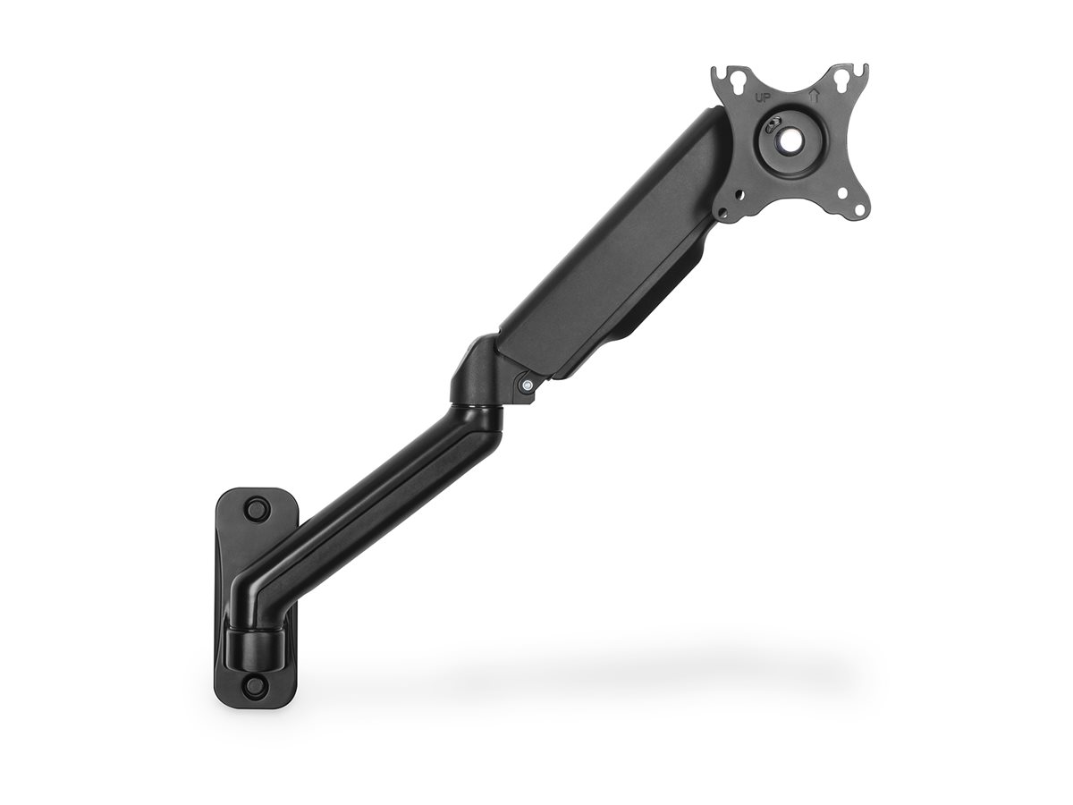 DIGITUS Universelle Monitor-Wandhalterung mit Gasdruckfeder und Schwenkarm