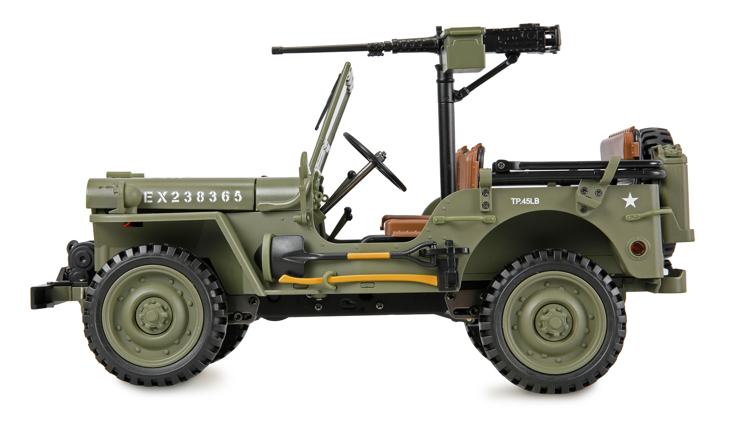 Amewi Jeep Willys MB Scale Crawler 4WD 1 14 RTR grün 14+, Ansicht 3
