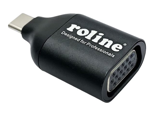 ROLINE Videoadapter - 24 pin USB-C männlich zu HD-15 (VGA)