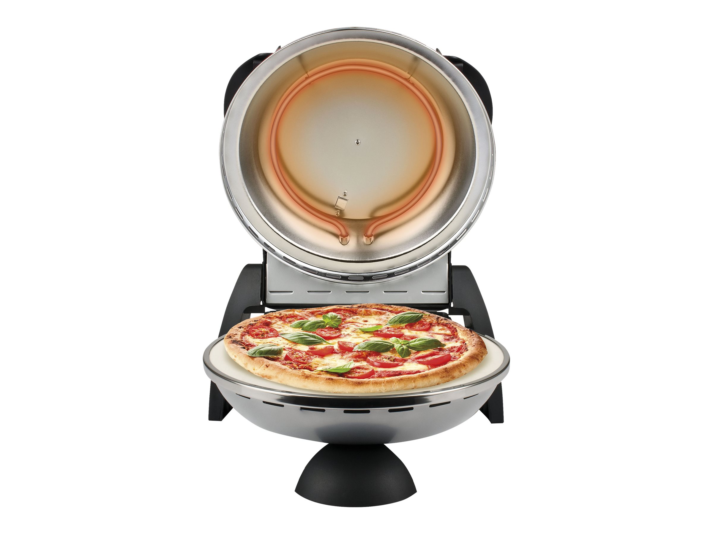 G3Ferrari G3 Ferrari Pizza Express Delizia - Pizzaofen - Silber, Ansicht 3