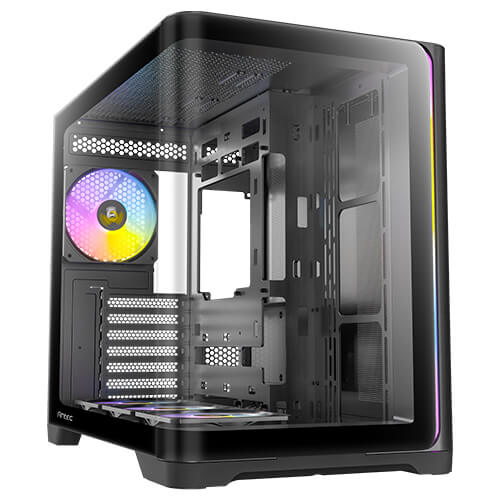 Antec Geh Mid C5 Curve ARGB ATX/M-ATX/M-ITX o.N. BK retail - Midi/Minitower - ATX, Ansicht 3