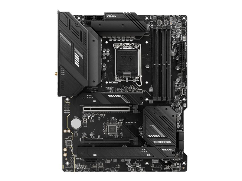 MSI MAG B760 TOMAHAWK WIFI - Motherboard - ATX - LGA1700-Sockel - B760 Chipsatz - USB 3.2 Gen 1, USB 3.2 Gen 2, USB-C 3.