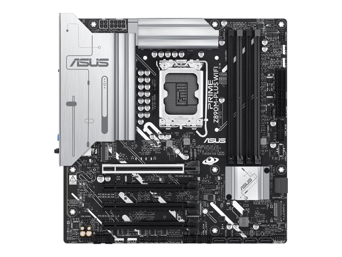 ASUS PRIME Z890M-PLUS WIFI - Motherboard - micro ATX - LGA1851-Sockel - Z890 Chipsatz - USB-C 3.2 Gen 2x2, USB 3.2 Gen 2