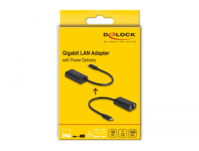 Delock Netzwerkadapter - Thunderbolt 3 - Gigabit Ethernet x 1, Ansicht 4