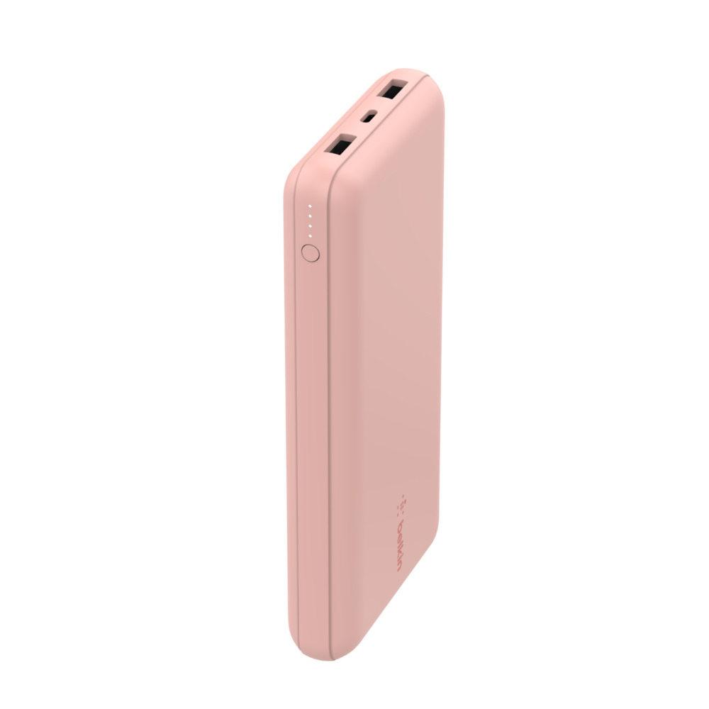 Belkin BoostCharge - Powerbank - 20000 mAh - 15 Watt - 3 Ausgabeanschlussstellen (2 x USB, 24 pin USB-C) - gold, Ansicht 2