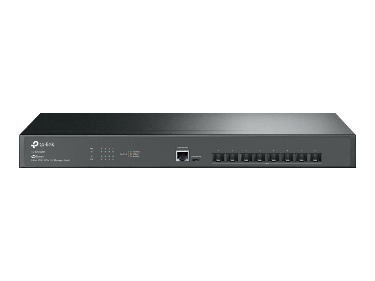 TP-LINK 8-PORT 10GE SFP+ Managed Switch (TL-SX3008F)