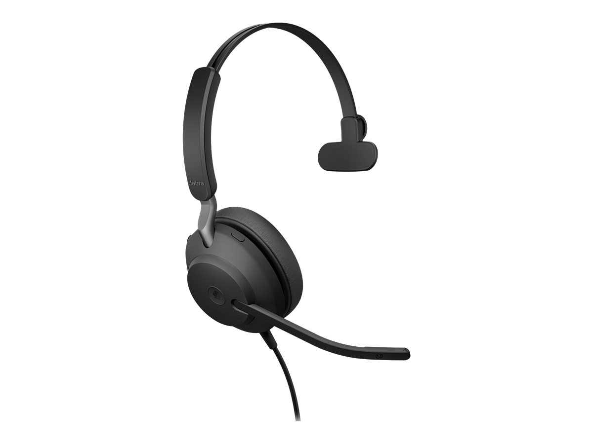 Jabra Evolve2 40 MS Mono - Headset - On-Ear - konvertierbar