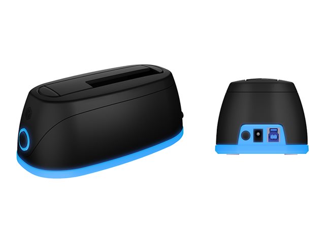 ICY BOX IB-1124L-C3 - HDD-Dockingstation mit Datenanzeige Netzanzeige EinAus-Schalter Schächte: 1 - 25  35 gemeinsam genutzt (64 cm89 cm gemeinsam genutzt)