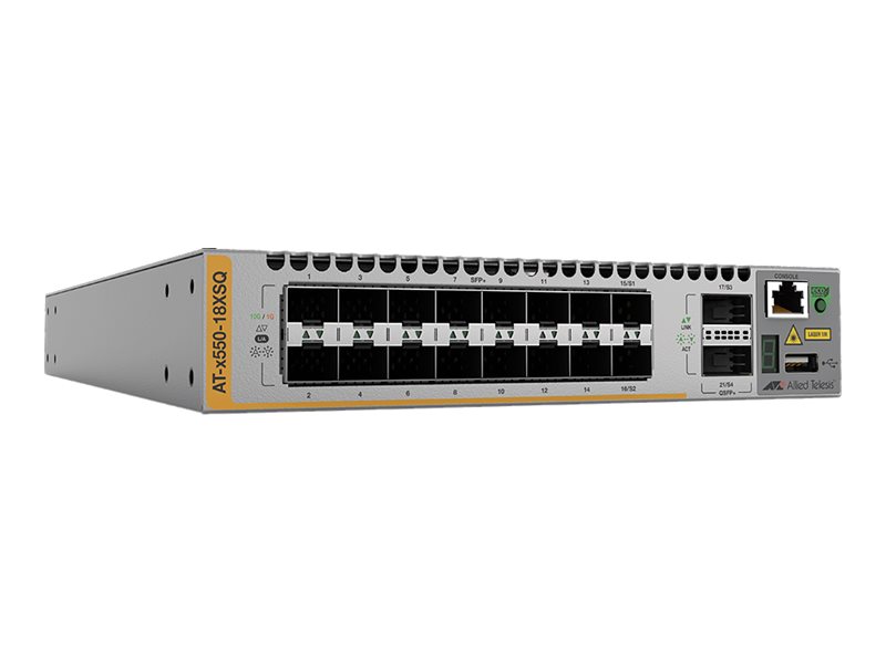 Allied Telesis L3 10 GB16X SFP+/SFP 2X QSFP+ (AT-X550-18XSQ-50)