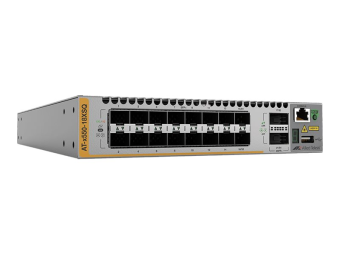 Allied Telesis AT X550-18XTQ - Switch - L3 - Smart - 16 x 10 Gigabit SFP+ + 2 x 40 Gigabit QSFP+ (Uplink)