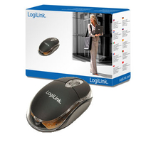 LogiLink Mini with LED - Maus - rechts- und linkshändig