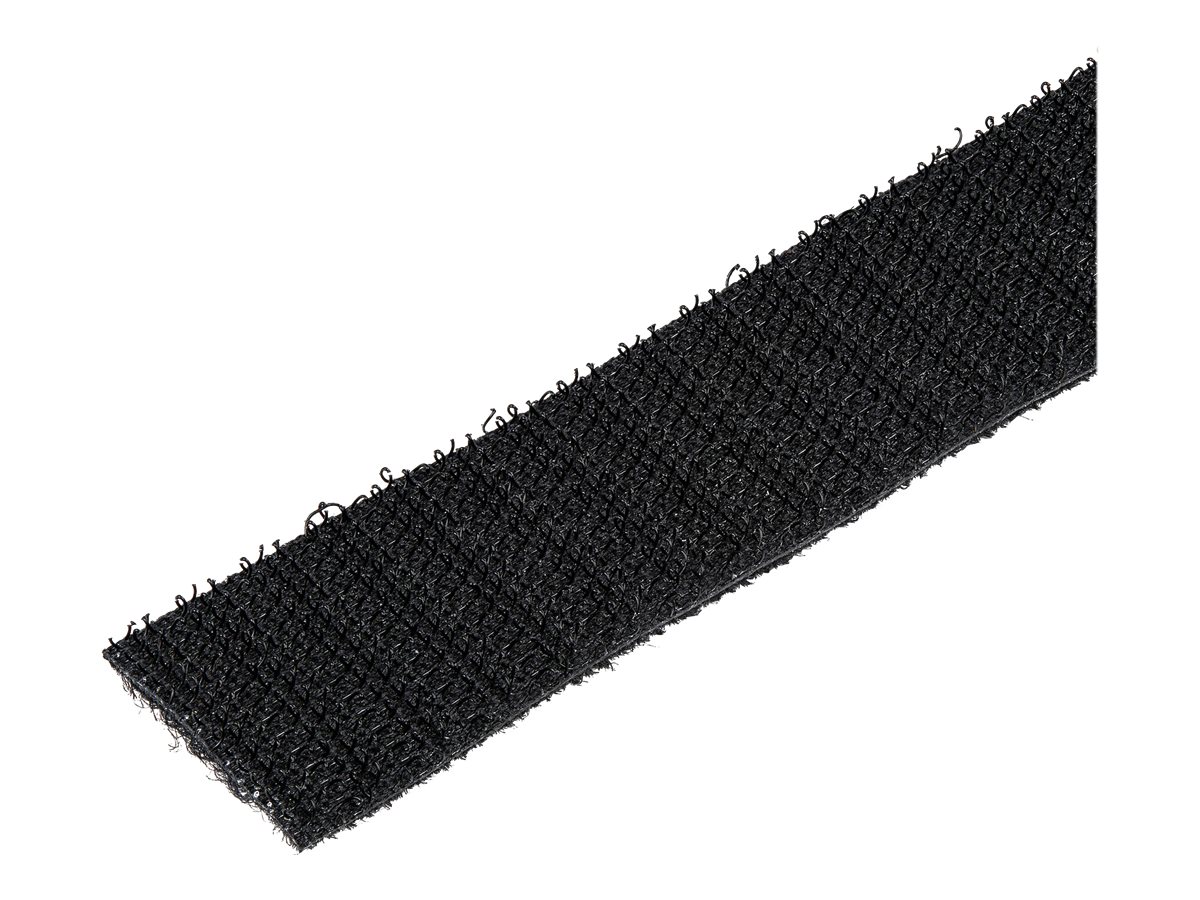 StarTech.com Klettverschluss 15m Rolle - Schwarz