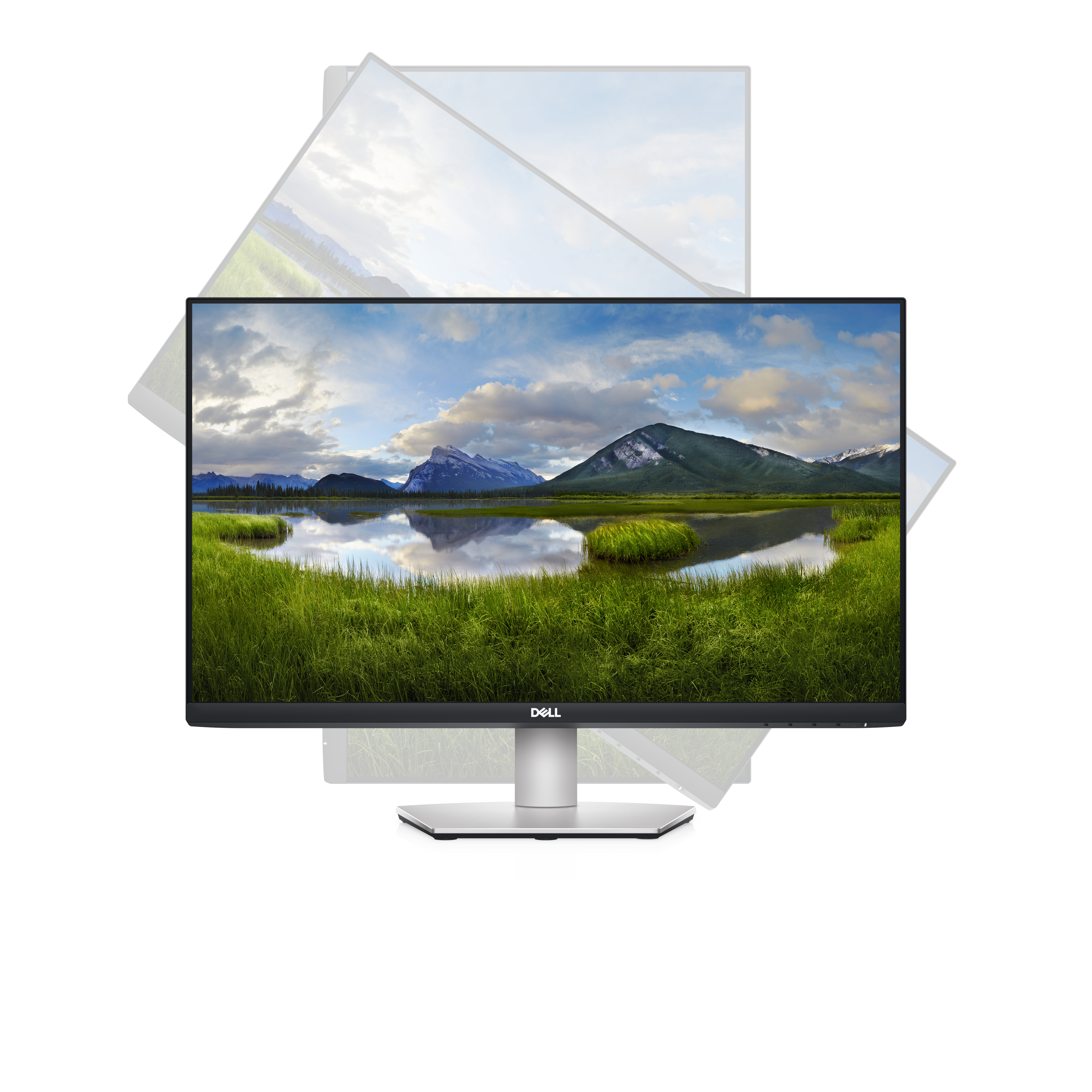 Dell S2721HS - 68,6 cm (27 Zoll) - 1920 x 1080 Pixel - Full HD - LCD - 8 ms - Schwarz - Silber