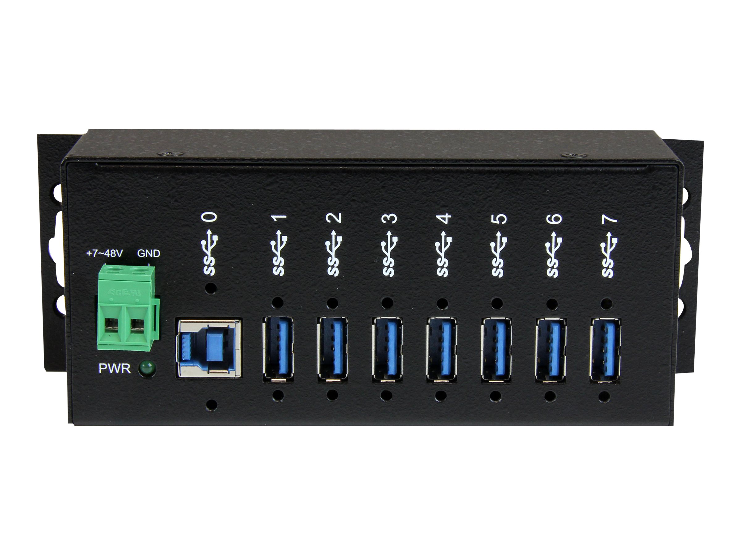 StarTech.com Industrieller 7 Port USB 3.0 Hub mit Überspannungsschutz, Ansicht 4