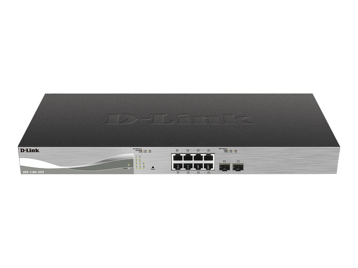 D-Link DXS 1100-10TS - Switch - Smart - 8 x 10GBase-T + 2 x 10 Gigabit SFP+