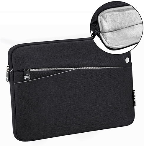 PEDEA Fashion - Tasche für Apple 12.9-inch iPad Pro (1. Generation, 2. Generation) - Nylon - Schwarz - 12.9, Ansicht 3