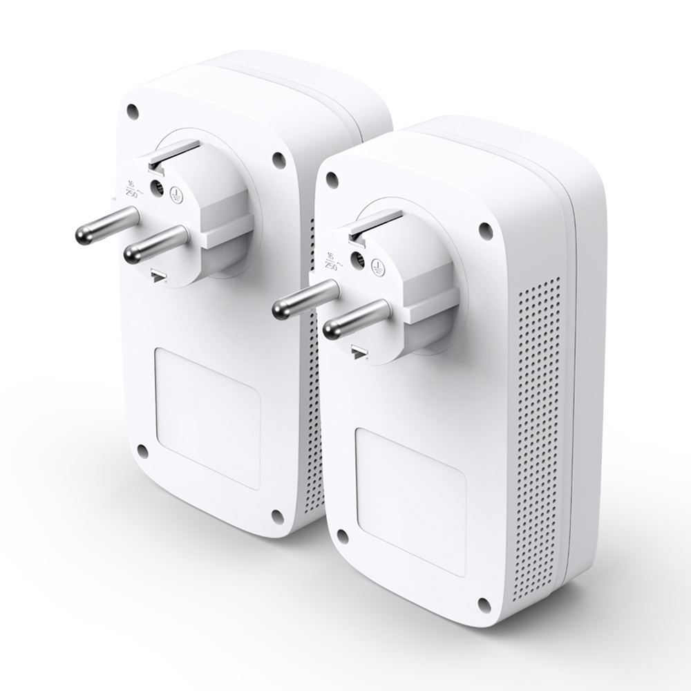 TP-LINK AV1300 - Gigabit Passthrough Starter Kit - Powerline Adapterkit - GigE, HomePlug AV (HPAV), Ansicht 2