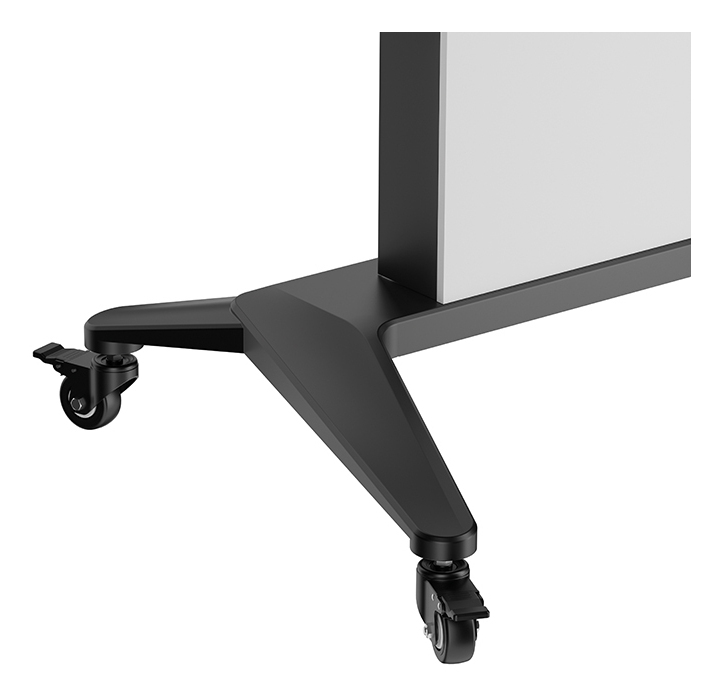Hagor BrackIT - Wagen - für Flachbildschirm - lift - Schwarz, weiß - Bildschirmgröße: 140-218 cm (55-86), Ansicht 3