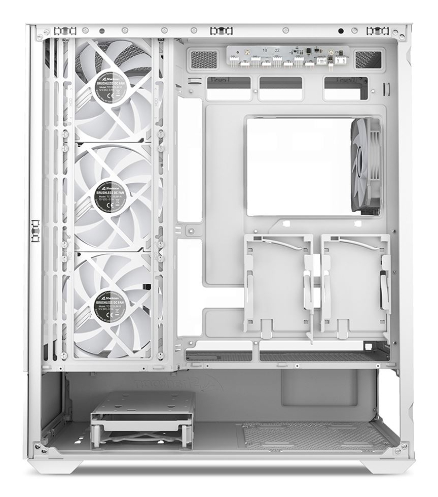 Sharkoon Gehäuse AK6 RGB ATX 1x Glas weiß - Tower - ATX, Ansicht 2