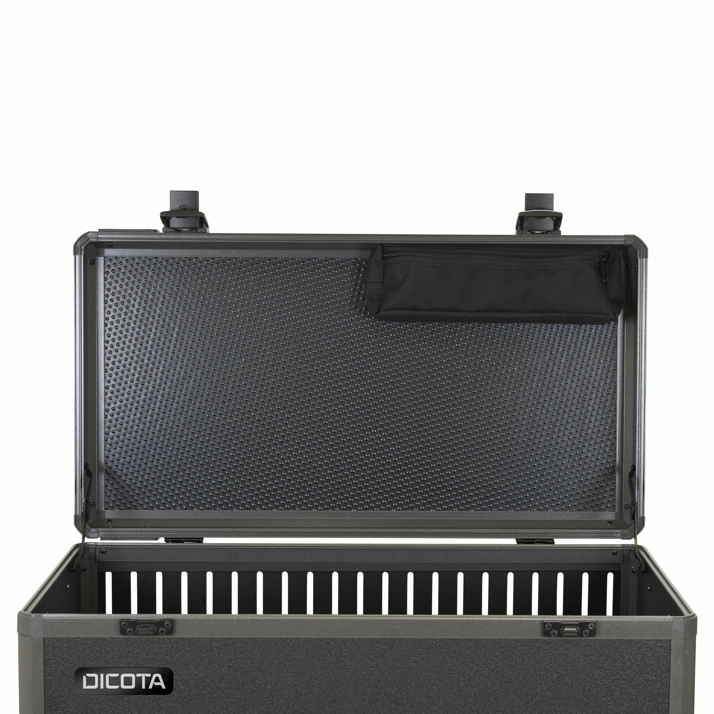 Dicota Wagen (nur Laden) - robust - für 20 Tablets / Notebooks - verriegelbar - Aluminium (Gehäuse), Ansicht 4