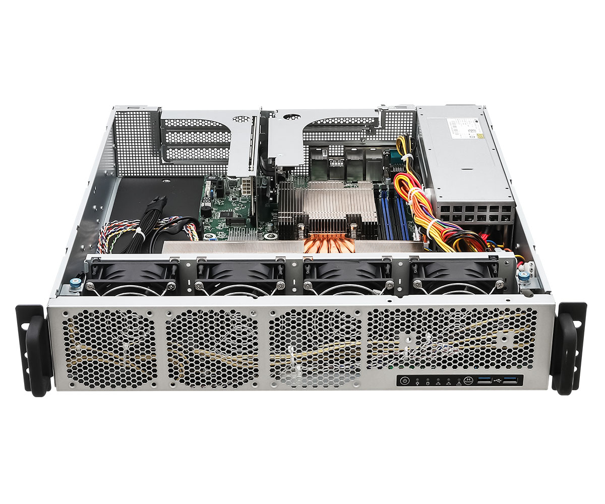 ASRock Barebone Server Single Sockel AM5 2U1G-B650/EVAC - Barebone - AMD Sockel AM5 (Ryzen Zen4), Ansicht 2