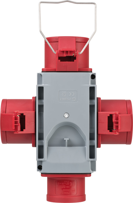 Brennenstuhl 1081640 - 400 V - 16 A - Grau - Rot - IP44 - 185 mm - 230 mm, Ansicht 4