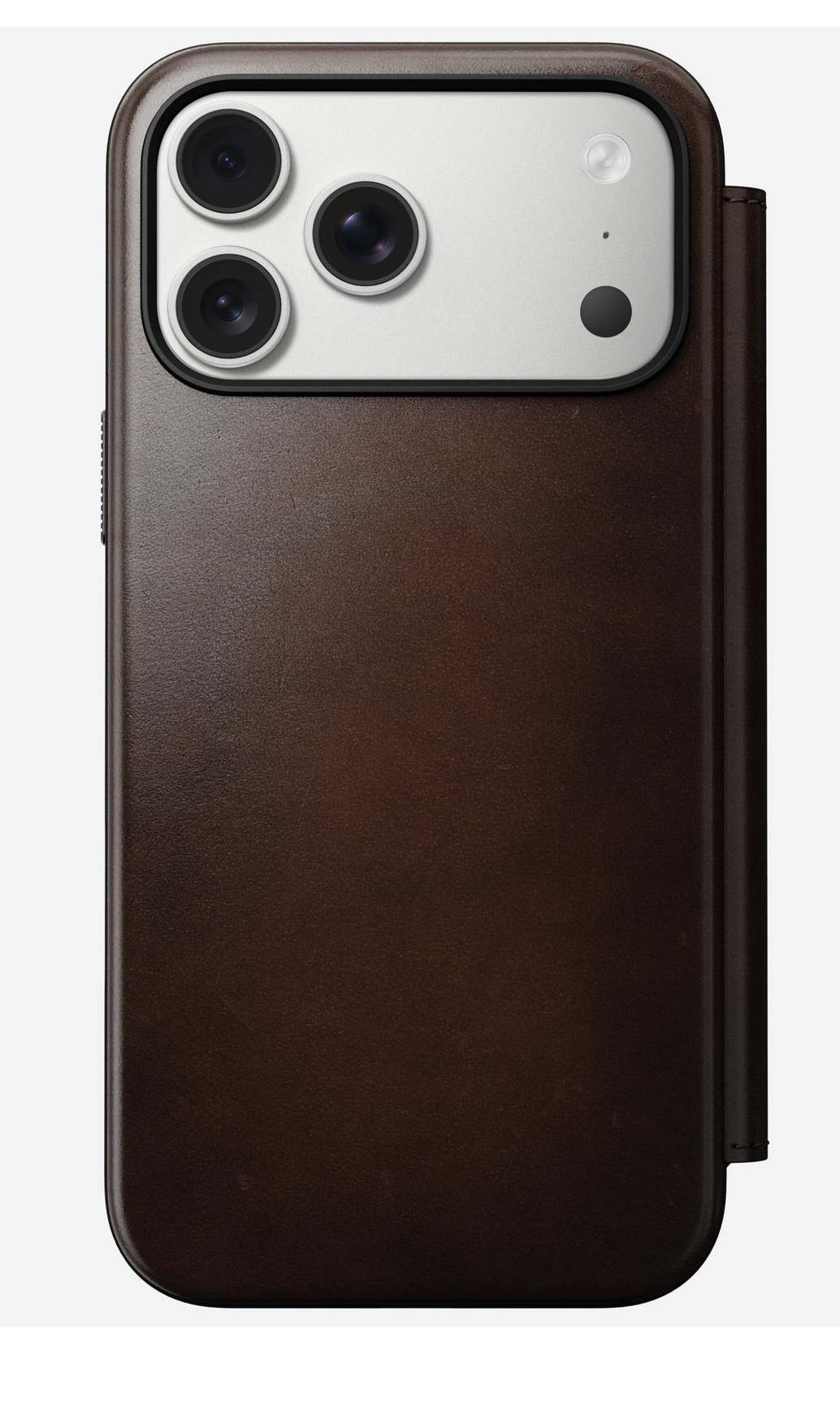 Nomad Modern Leather Folio iPhone 17 Pro Max Rustic Brown H, Ansicht 4