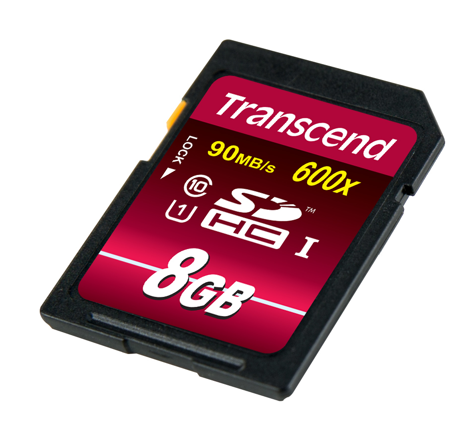 Transcend Ultimate - Flash-Speicherkarte - 8 GB - UHS-I, Ansicht 3