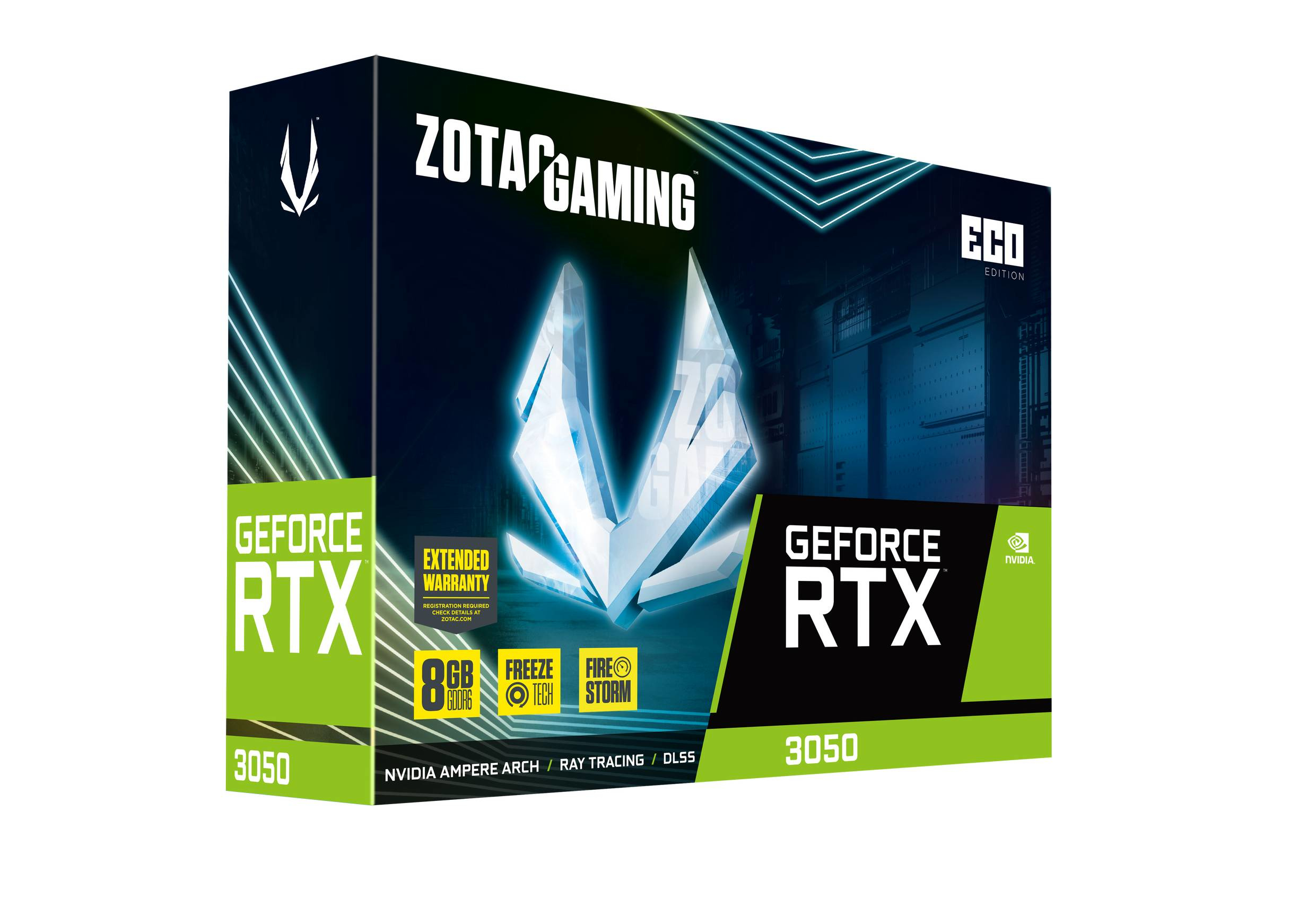 ZOTAC GAMING GeForce RTX 3050 ECO - Grafikkarten, Ansicht 3