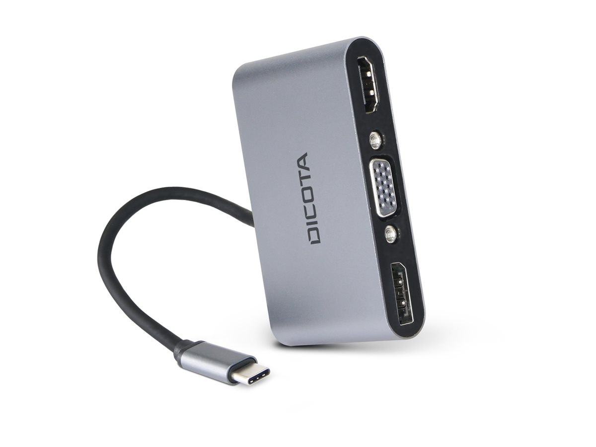 Dicota 5-in-1 - Dockingstation - USB-C - DP