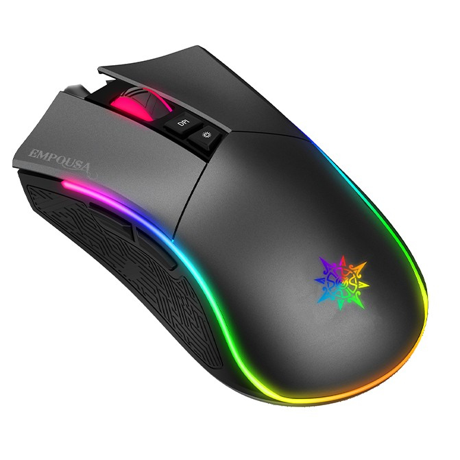INCA IMG-GT19 - rechts - USB Typ-A - 4800 DPI - Schwarz - Grau, Ansicht 2