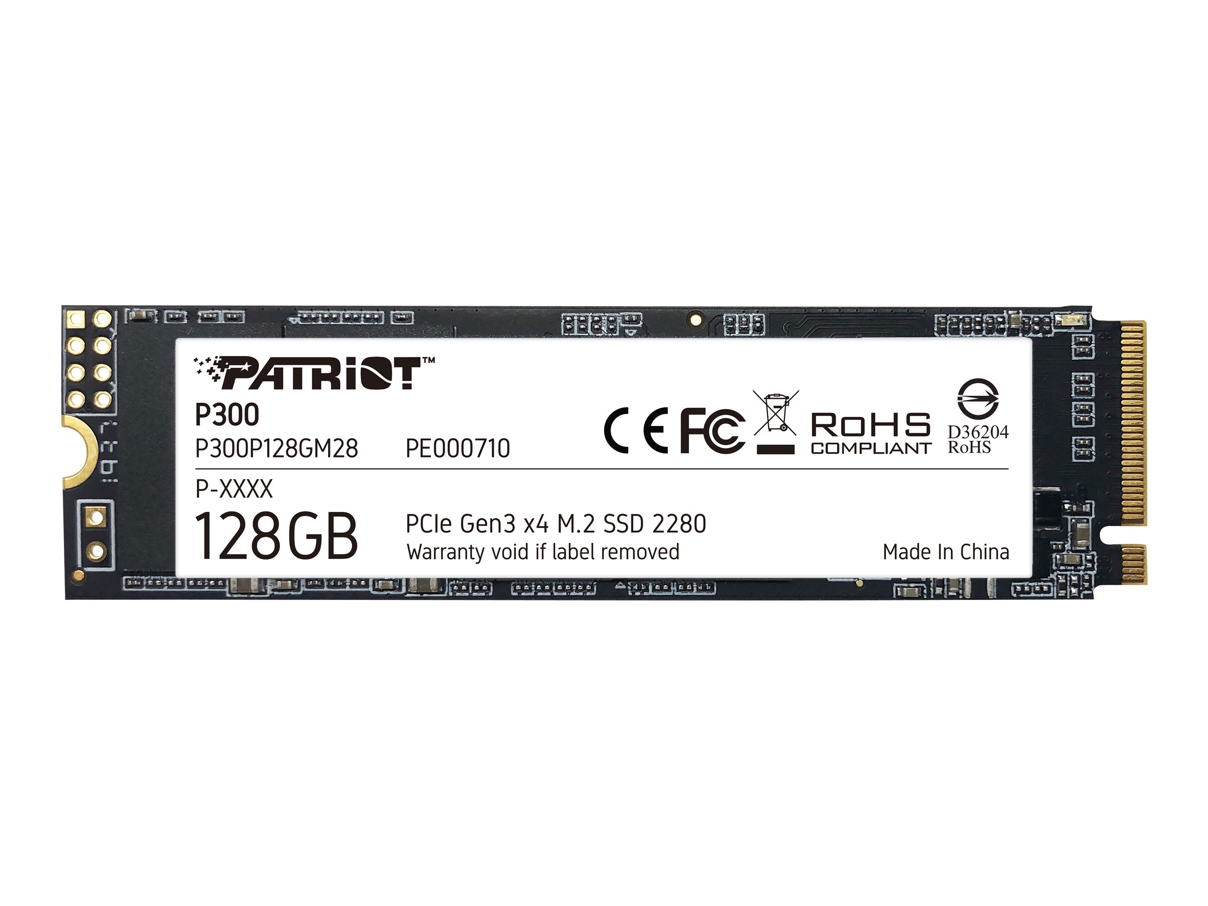 Patriot P300 SSD 128GB M.2 2280 PCIe 3.0 x4 - internes Solid-State-Module