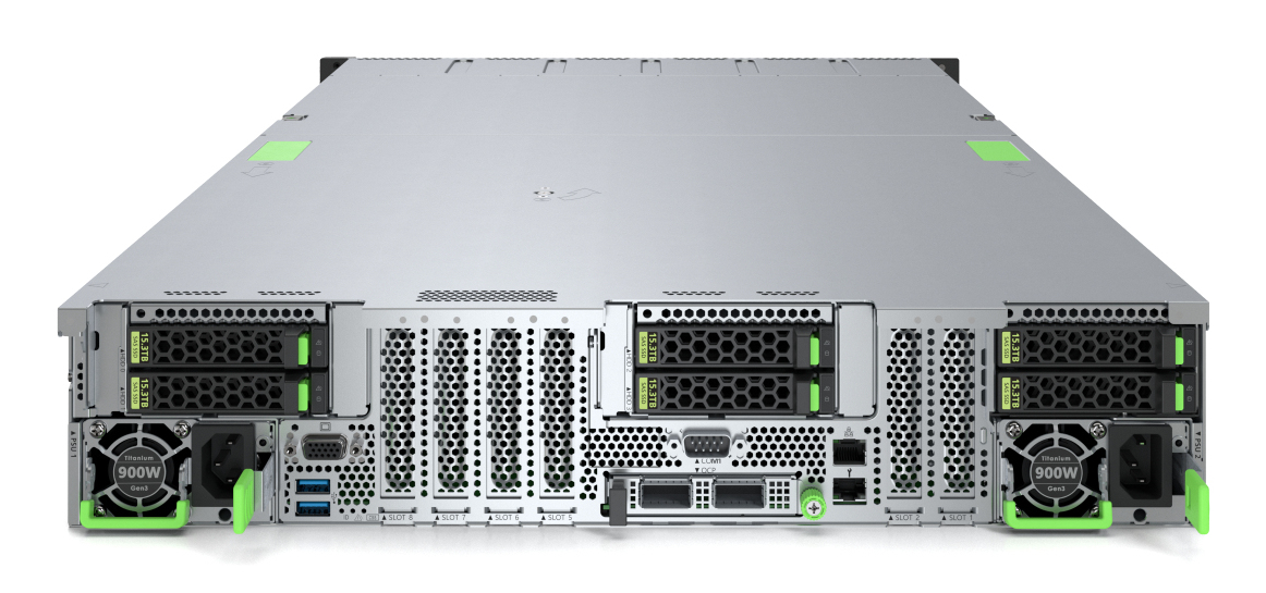 Fujitsu PRIMERGY RX2450 M2 - - 9354 - Server - AMD EPYC, Ansicht 4