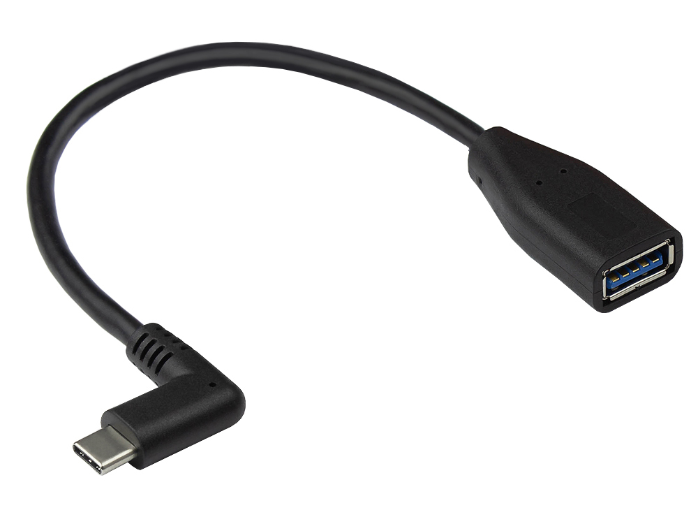 Good Connections 2811-OTGW - 0,1 m - USB C - USB A - USB 3.2 Gen 1 (3.1 Gen 1) - 5120 Mbit/s - Schwarz, Ansicht 2