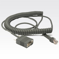 Zebra Kabel seriell - DB-9 (W) - 3.7 m - gewickelt