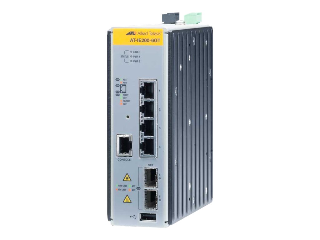Allied Telesis AT IE200-6GT - Switch (AT-IE200-6GT-80)