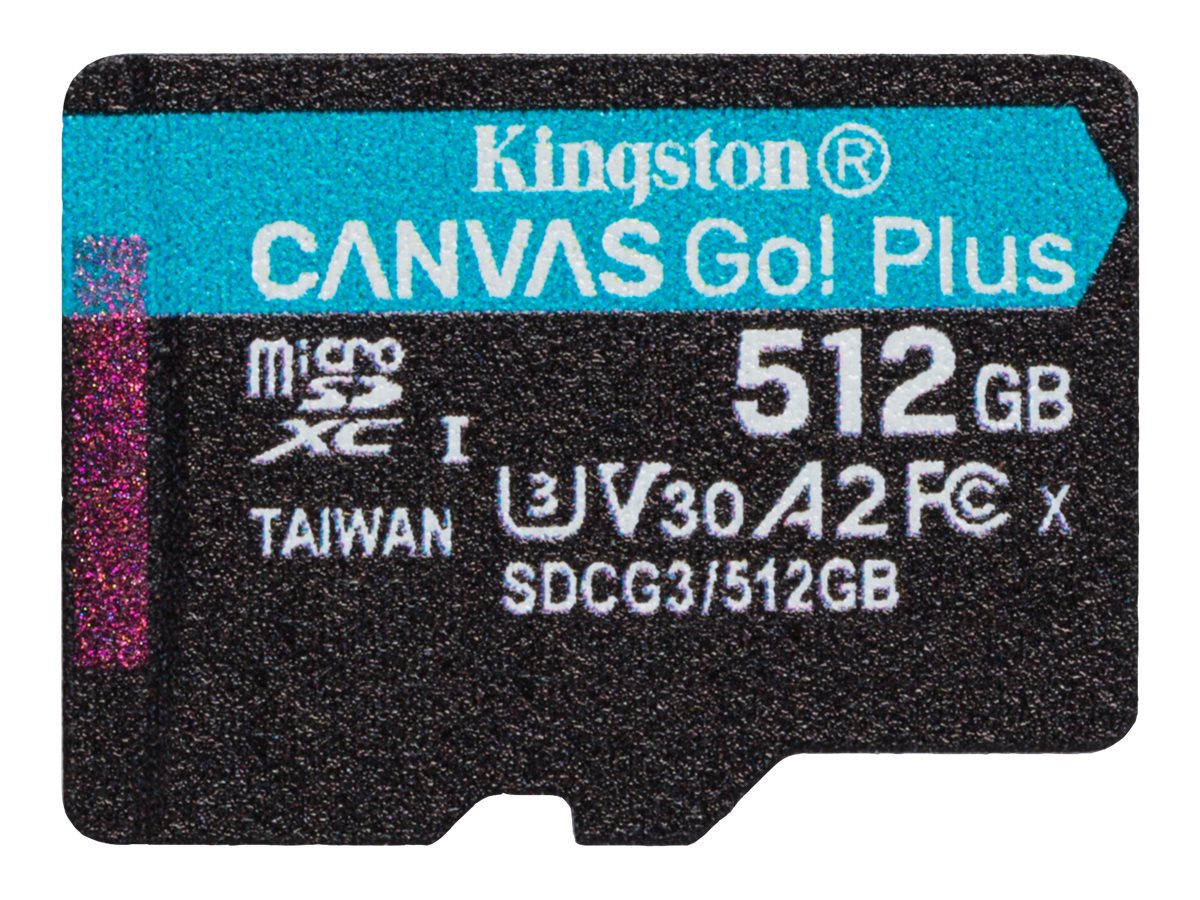 Kingston 512GB MSDXC CANVAS GO PLUS 170 (SDCG3/512GBSP)
