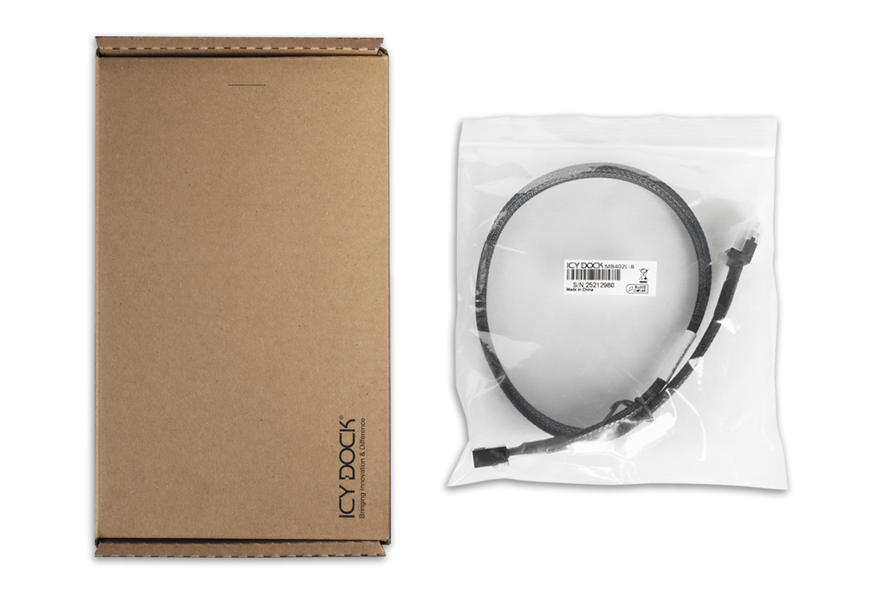 Icy Dock Kabel SlimSAS 4i to OCulink Cable PCLe 4.0 - Kabel, Ansicht 4