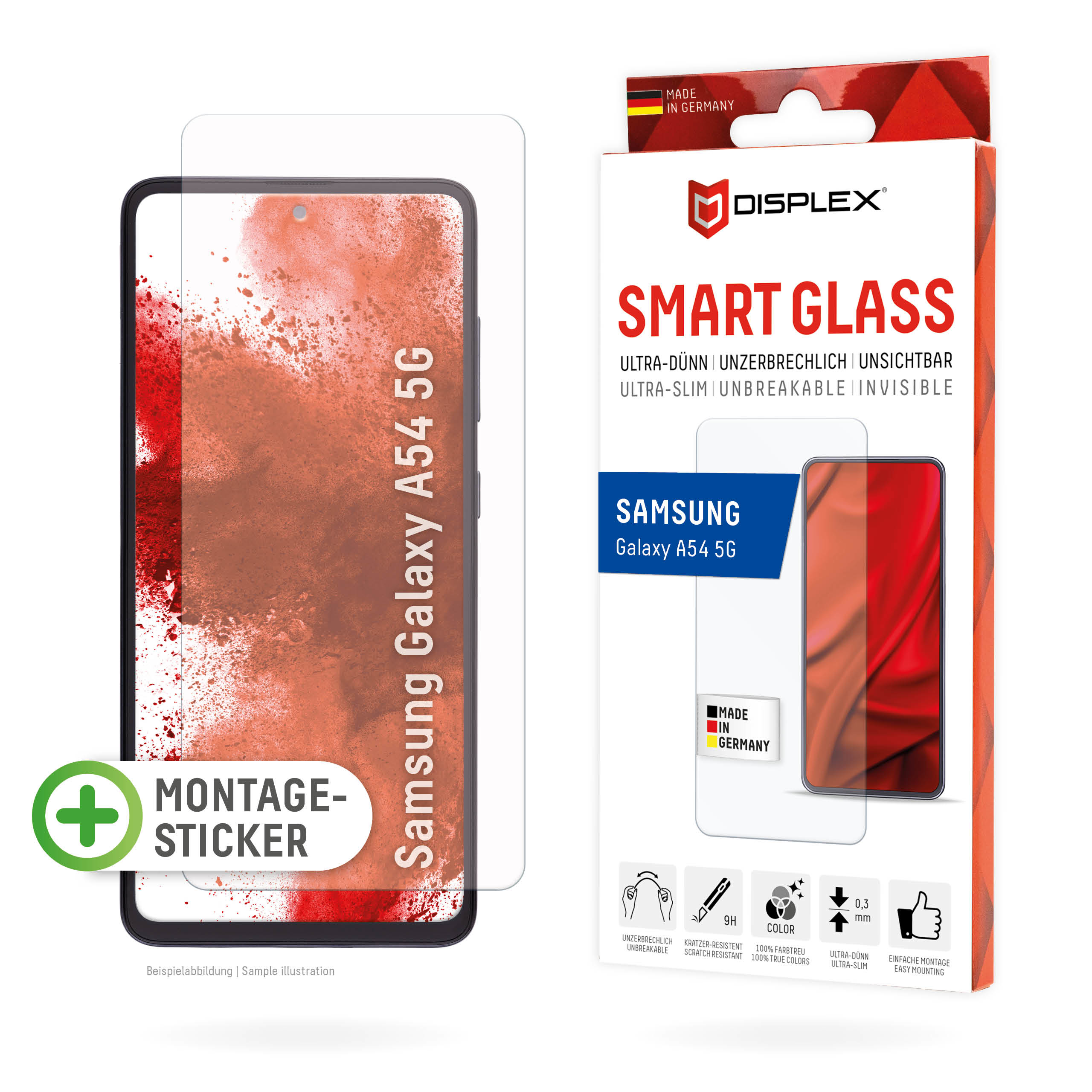 DISPLEX Smart Glass Samsung Galaxy A54 5G, Ansicht 2